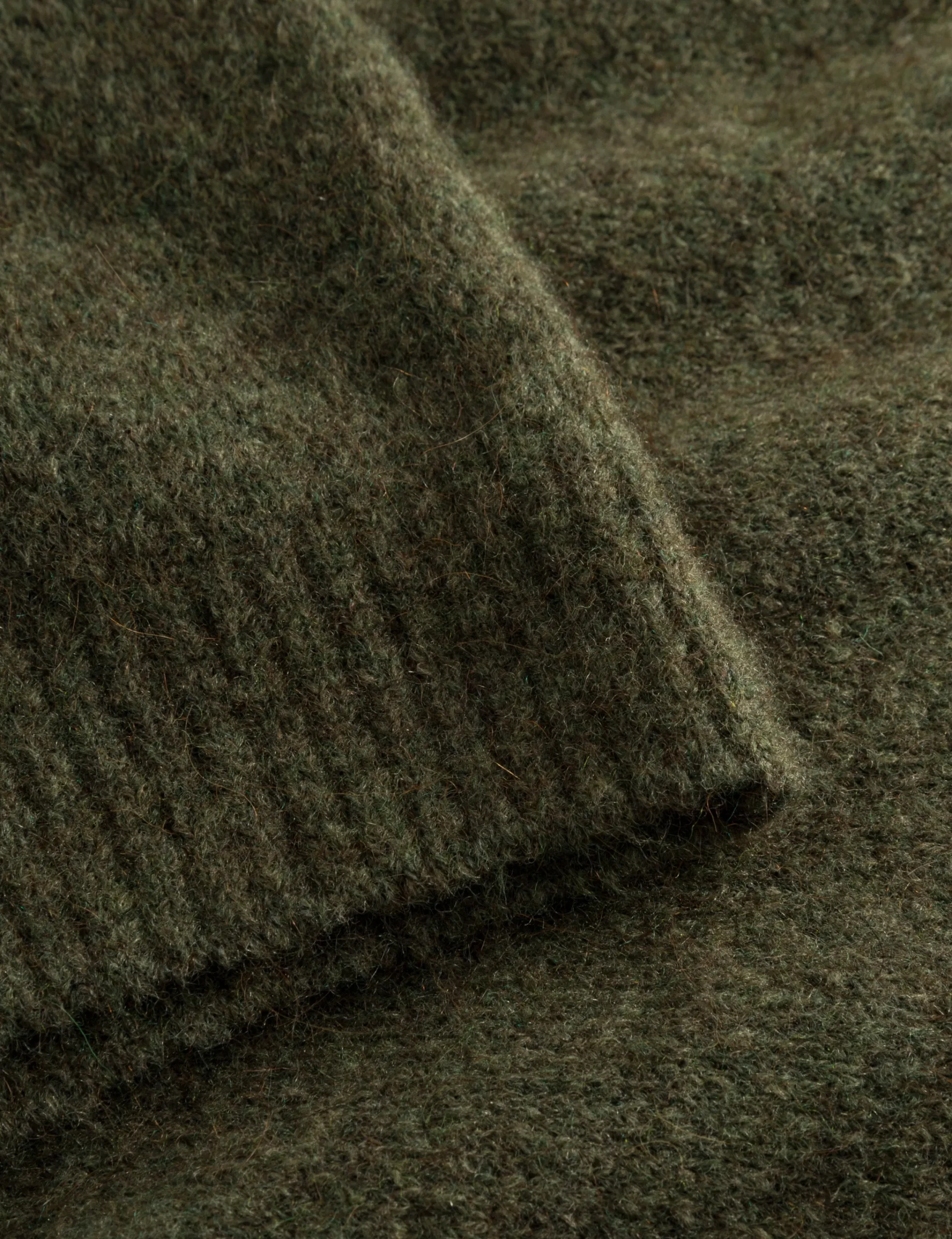 forét Knitwear | ALPINE KNIT - DARK MOSS