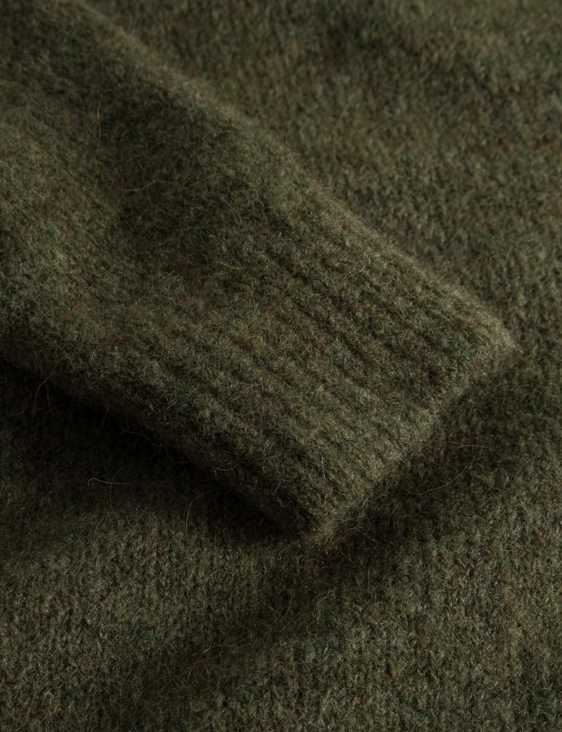 forét Knitwear | ALPINE KNIT - DARK MOSS