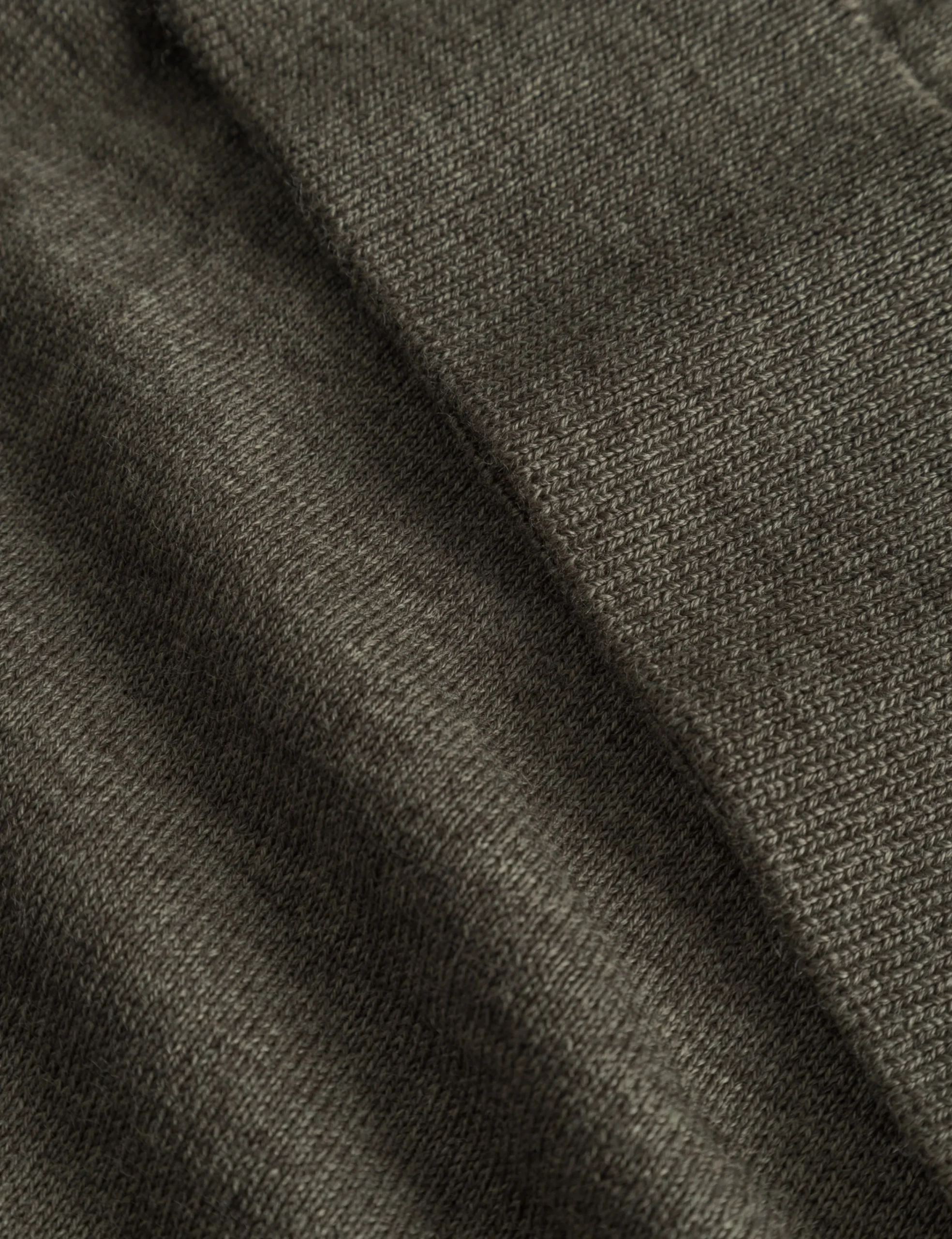 forét Knitwear | BASE MERINO POLO KNIT - DARK GREY MELANGÉ