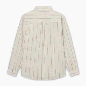 forét Shirts | CAMP SEERSUCKER SHIRT - CLOUD STRIPE