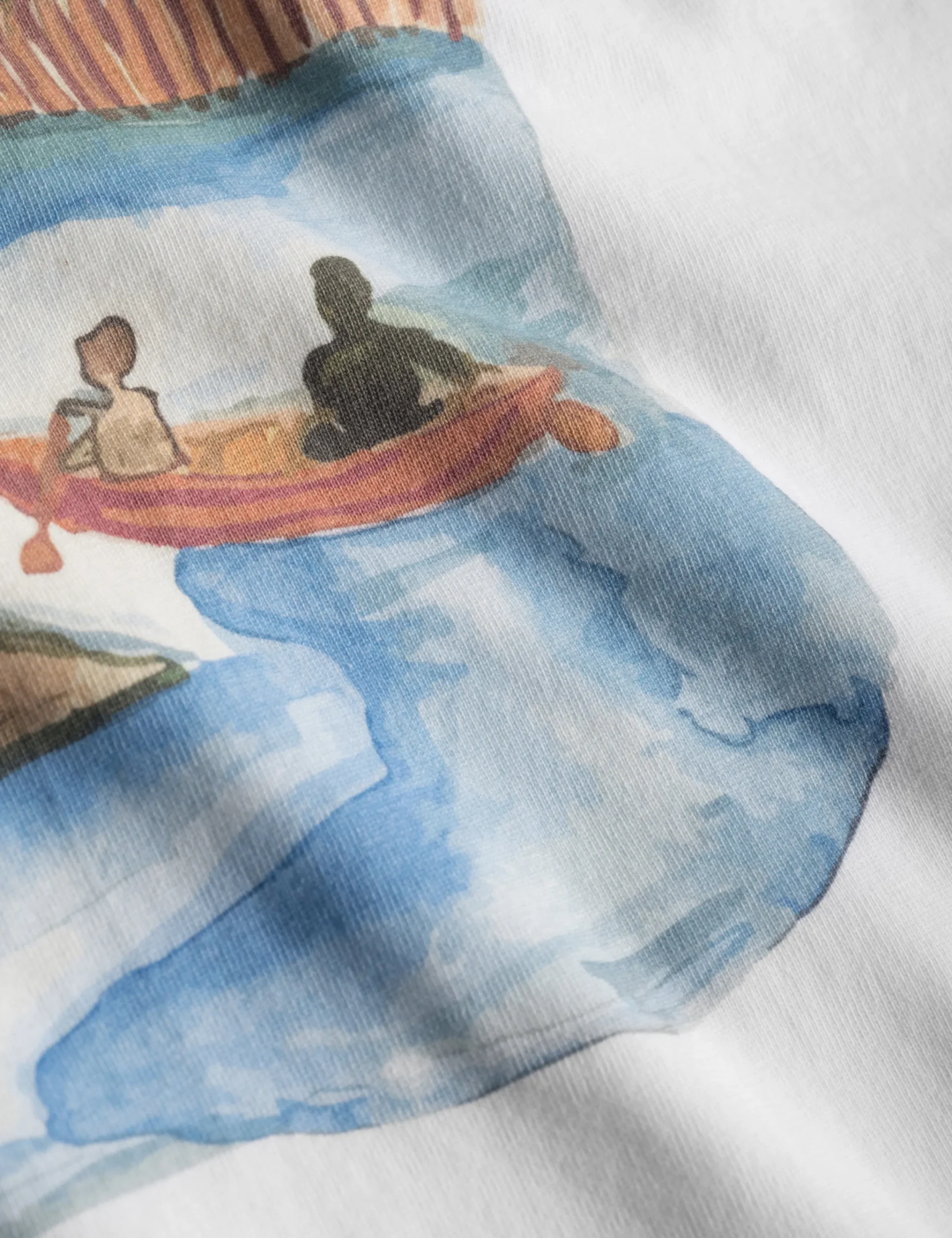 forét T-Shirts | CANOE LONGSLEEVE - WHITE