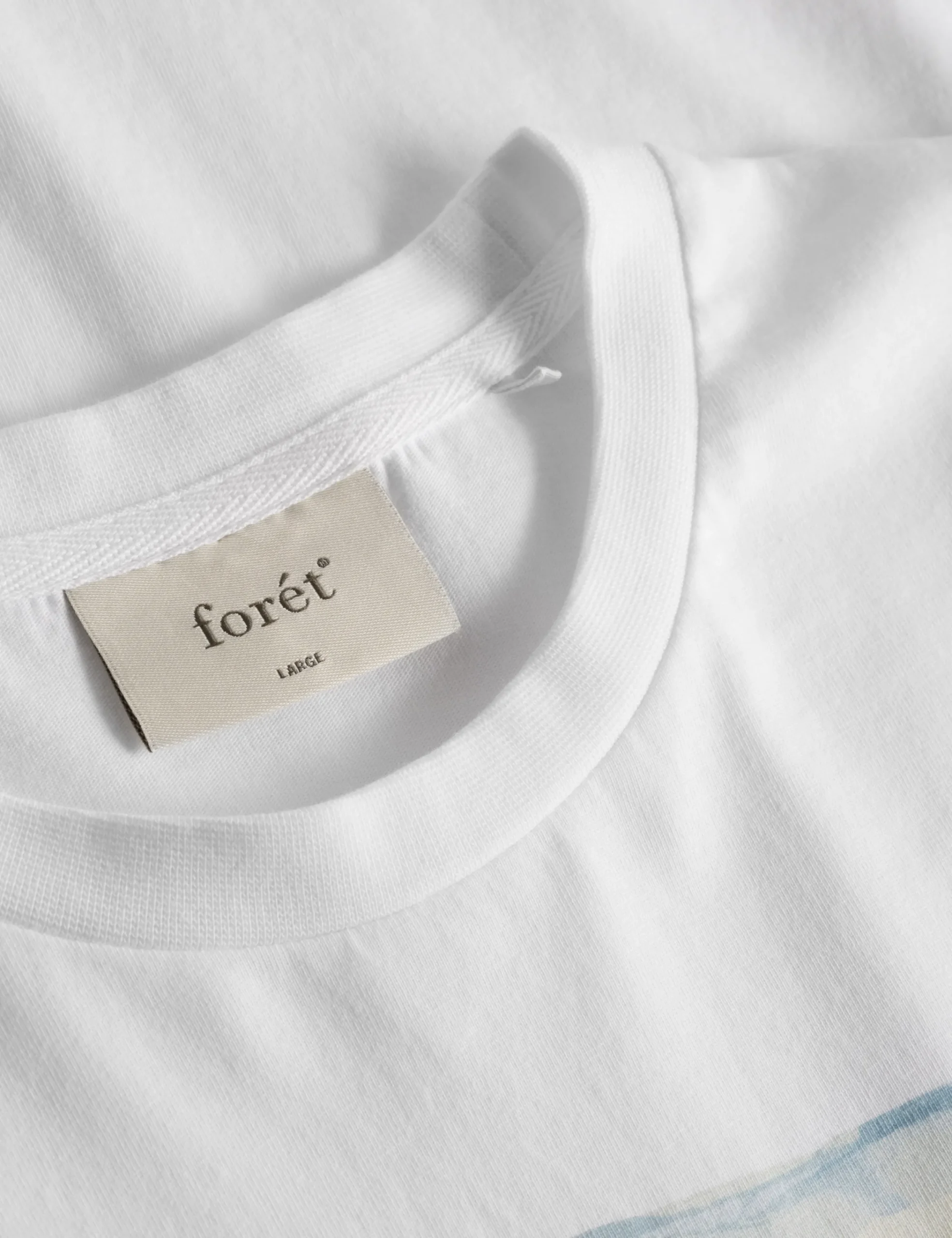 forét T-Shirts | CANOE LONGSLEEVE - WHITE