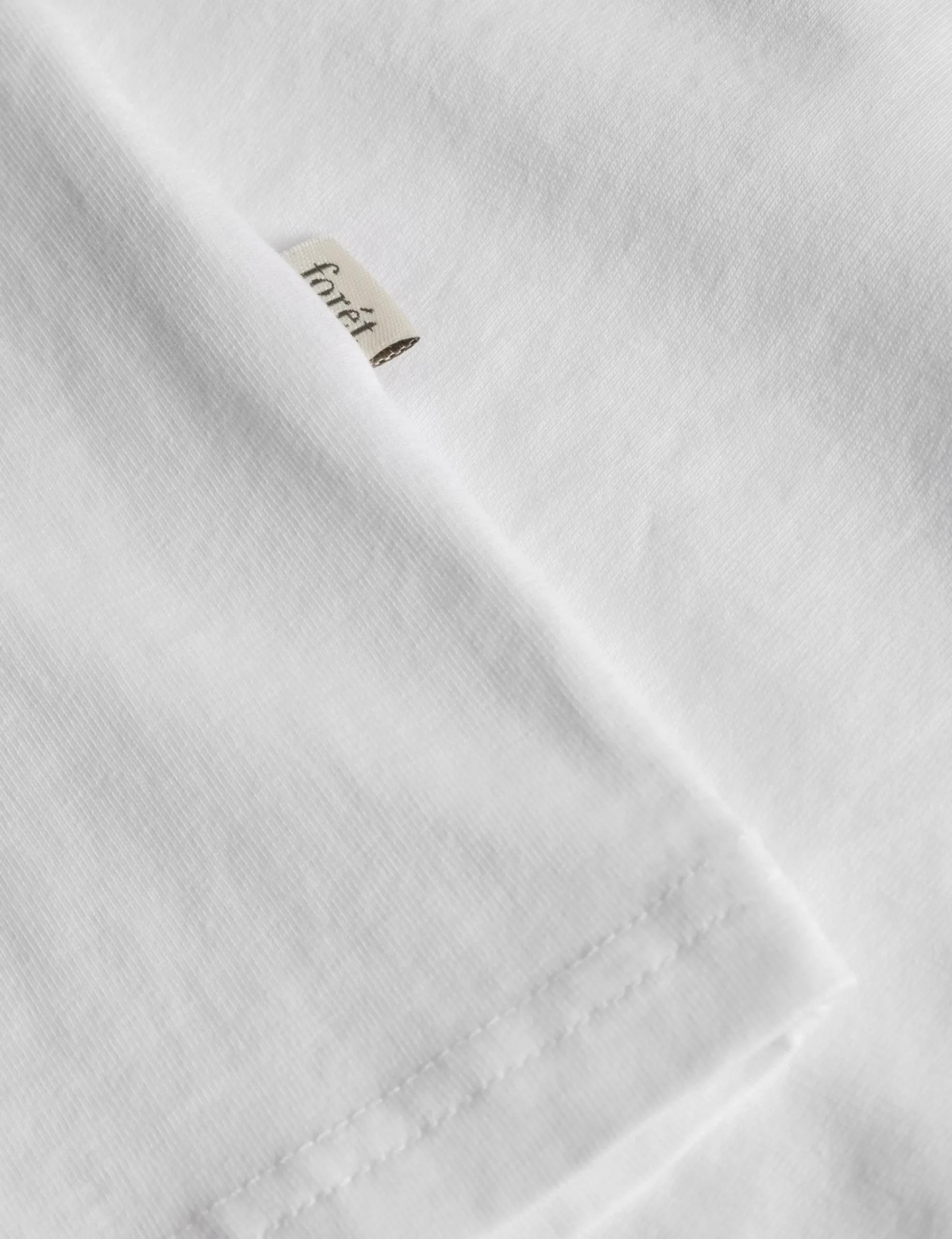 forét T-Shirts | CANOE LONGSLEEVE - WHITE