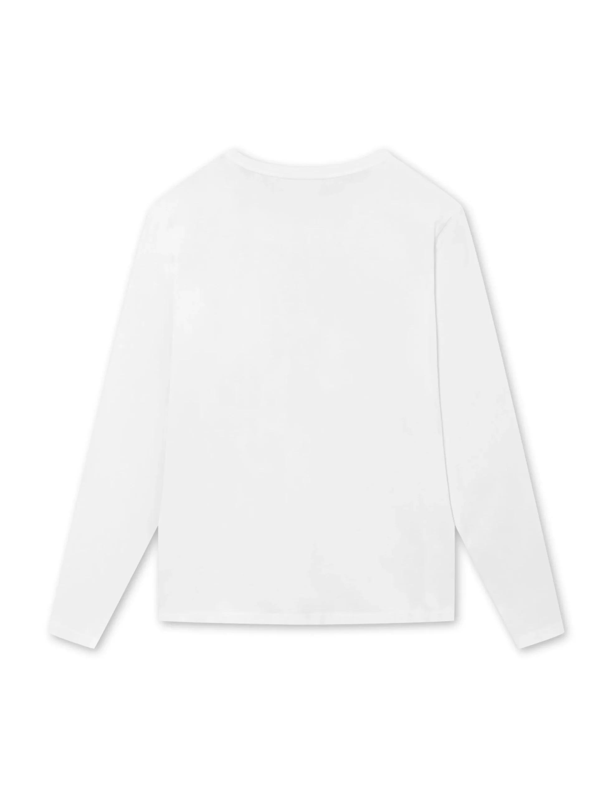 forét T-Shirts | CANOE LONGSLEEVE - WHITE