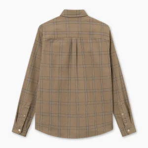 forét Shirts | FABLE CHECK SHIRT - KHAKI CHECK