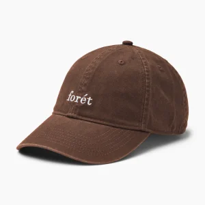 forét Accessories | Classics | HAWK WASHED CAP - BROWN