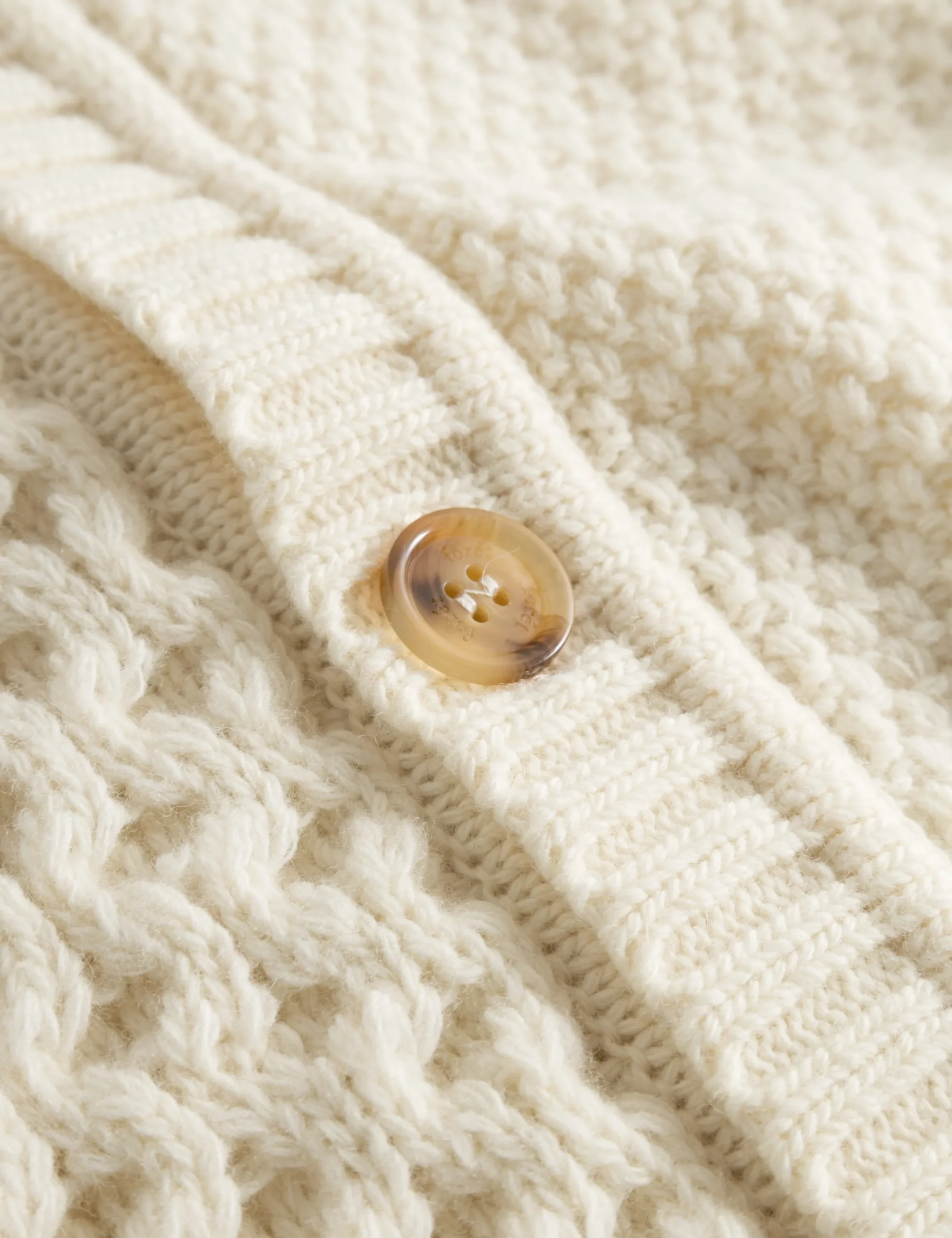 forét Knitwear | Sweatshirts | HYBRID CABLE CARDIGAN -