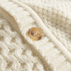 forét Knitwear | Sweatshirts | HYBRID CABLE CARDIGAN -