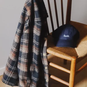 forét Shirts | Overshirts | IVY WOOL OVERSHIRT - BROWN CHECK