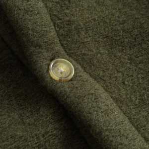 forét Shirts | Overshirts | IVY WOOL OVERSHIRT - DARK MOSS