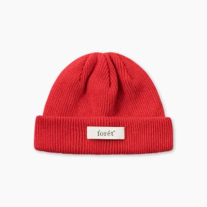 forét Beanies | Accessories | RELAX RIB BEANIE - RED