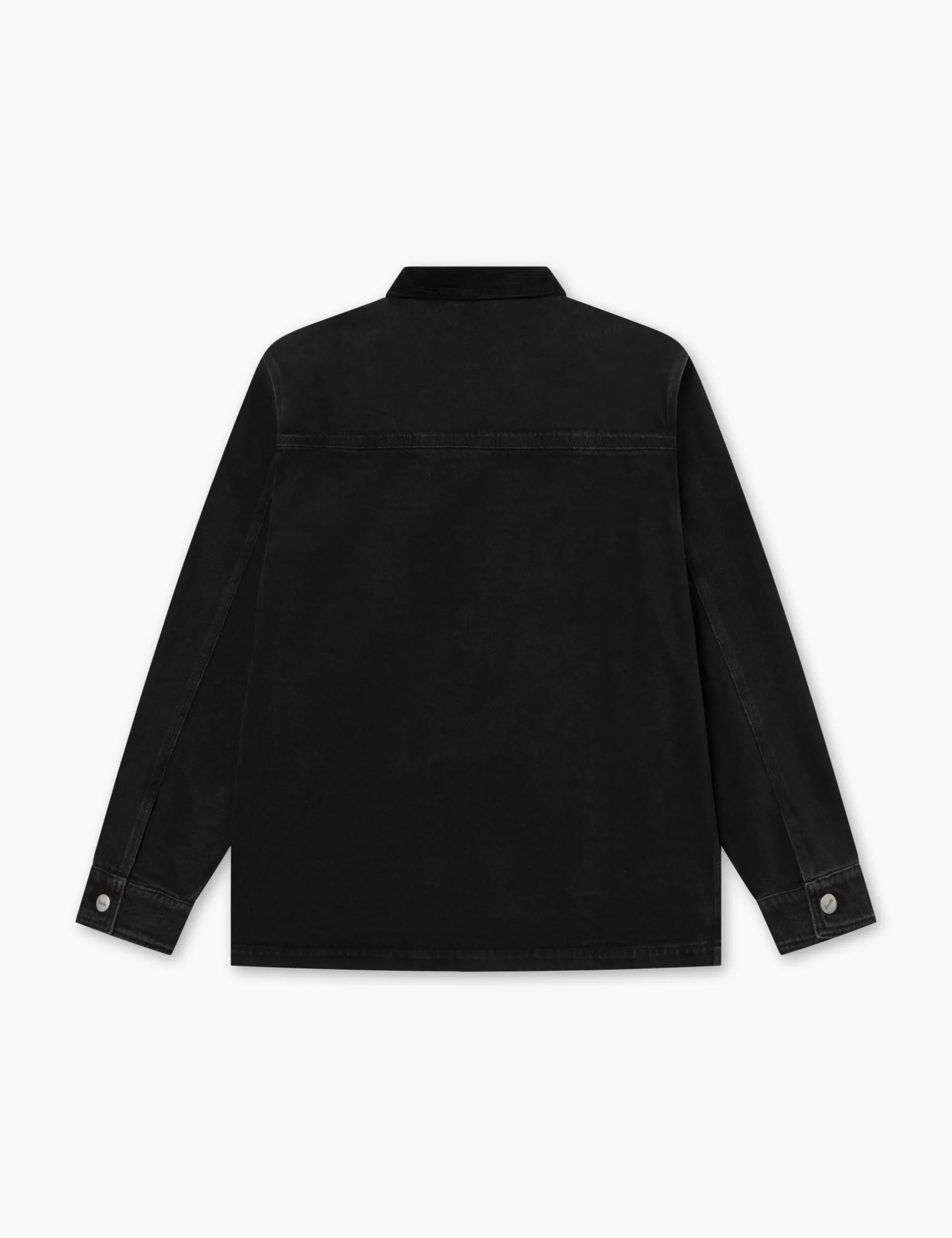 forét Shirts | Overshirts | ROWAN OVERSHIRT - WASHED BLACK DENIM