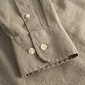 forét Shirts | SERENE LINEN SHIRT - TAUPE