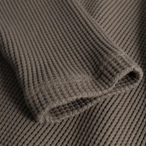 forét T-Shirts | Sweatshirts | STILL WAFFLE LONGSLEEVE - COLD BROWN