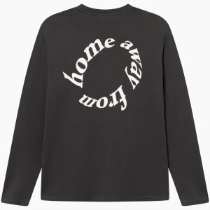 forét T-Shirts | TURN LONGSLEEVE - WASHED BLACK