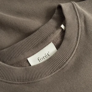 forét Sweatshirts | TURN SWEATSHIRT - COLD BROWN