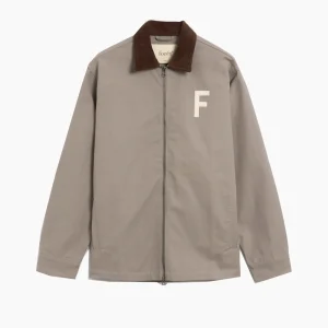 forét Overshirts | Jackets | WIN ZIP JACKET - TAUPE