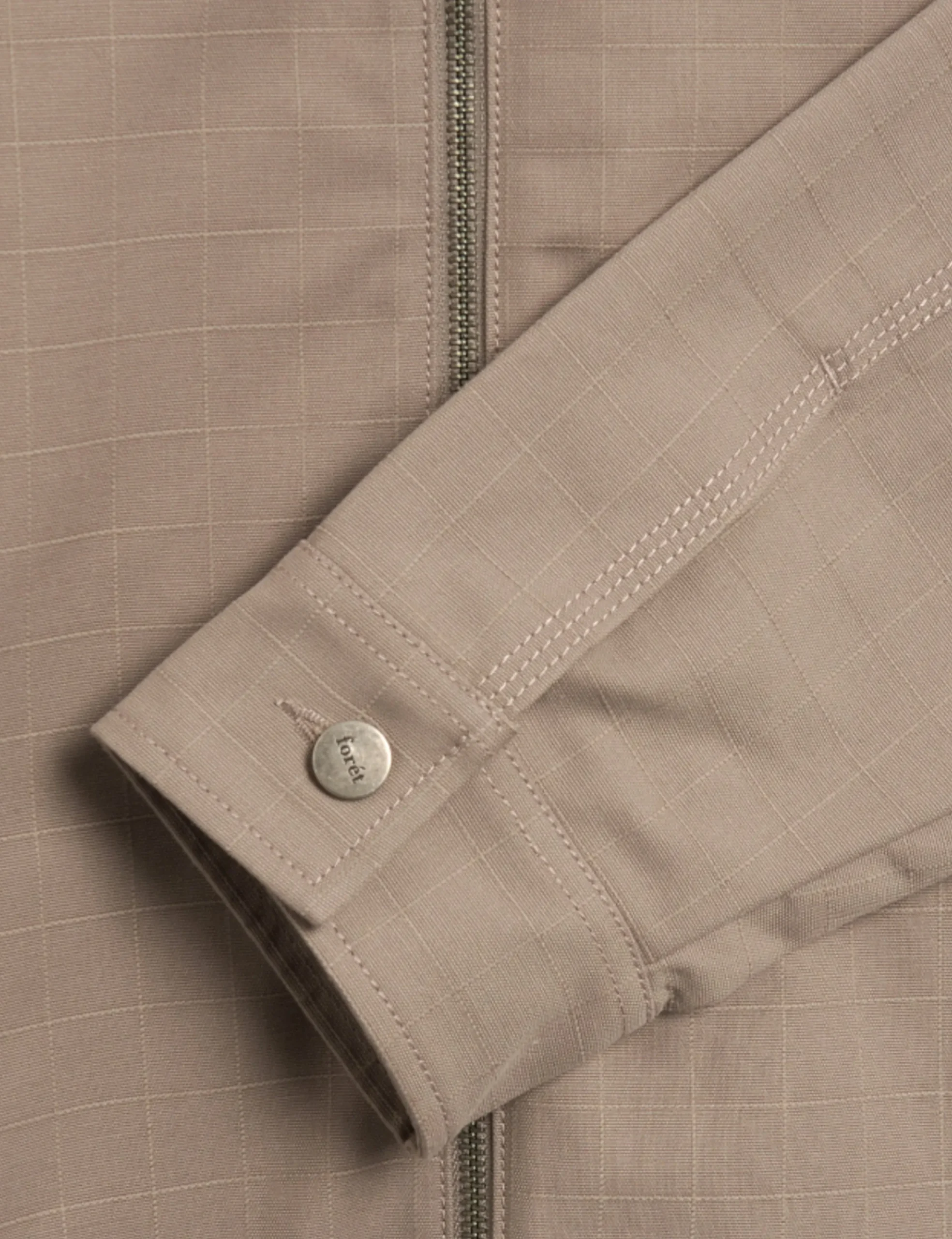 forét Overshirts | Jackets | WIN ZIP JACKET - TAUPE