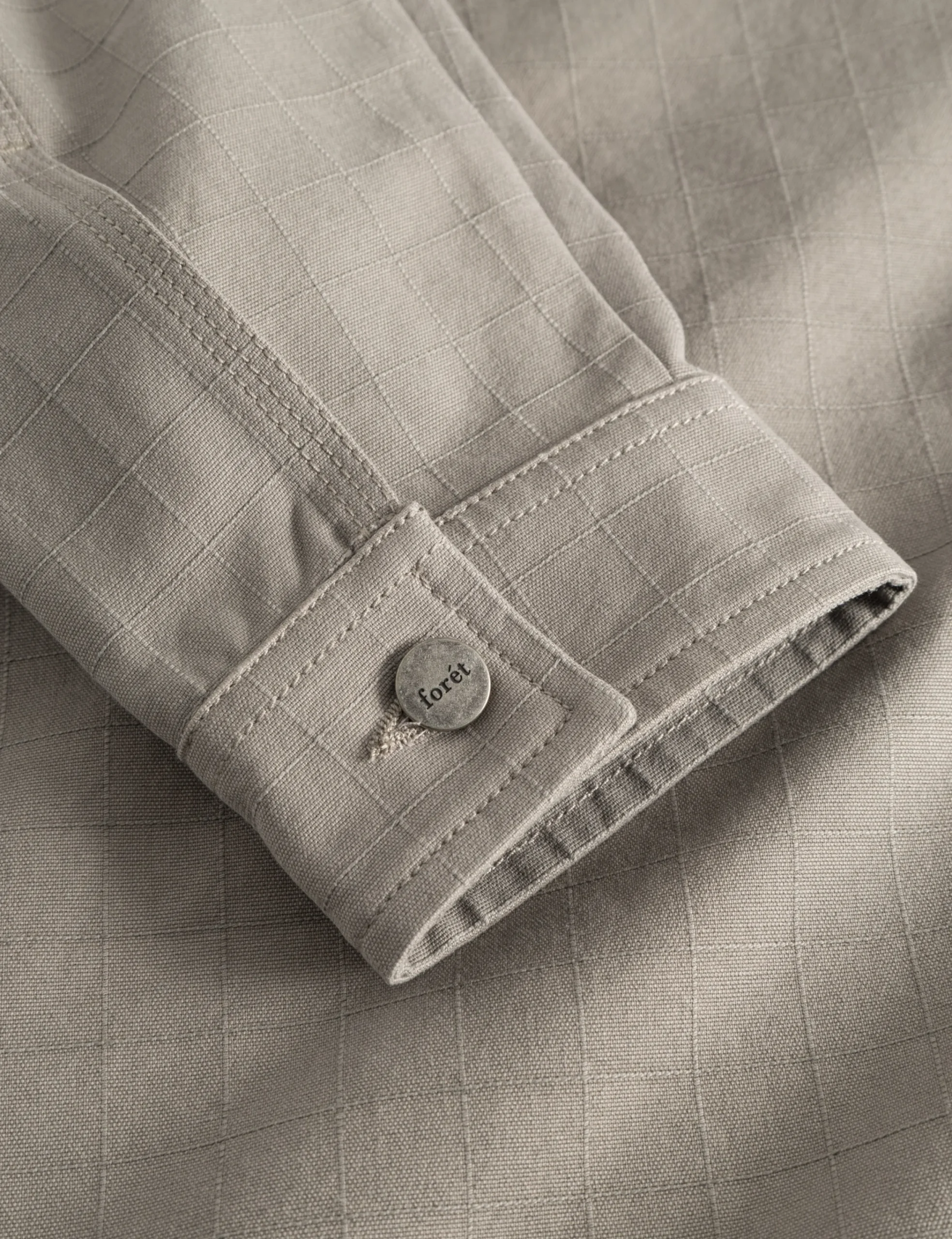 forét Overshirts | Jackets | WIN ZIP JACKET - TAUPE