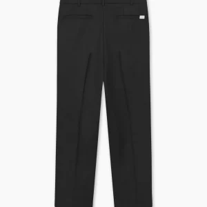 forét Pants | WRITER WOOL PANTS - DARK GREY MELANGÉ